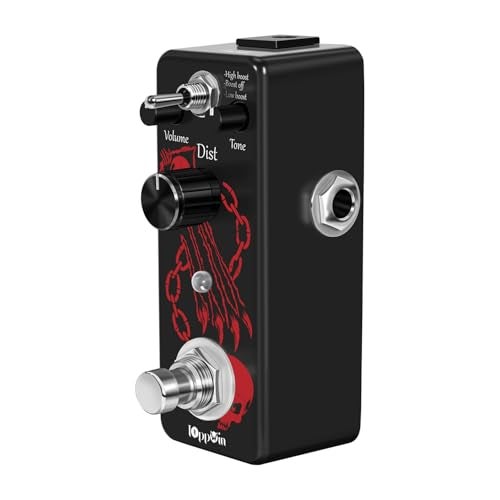 IOppWin HOLY WAR Heavy Metal Distortion Pedal - 3 Mode (Lo/Hi Boost) True Bypass, Mini Metal Casing, Guitar Effects Pedal - Image 5