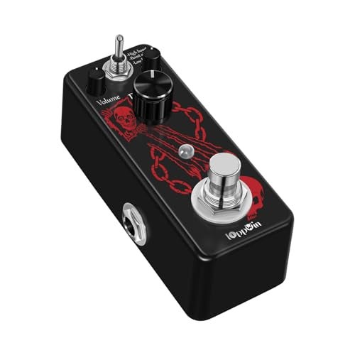IOppWin HOLY WAR Heavy Metal Distortion Pedal - 3 Mode (Lo/Hi Boost) True Bypass, Mini Metal Casing, Guitar Effects Pedal - Image 3
