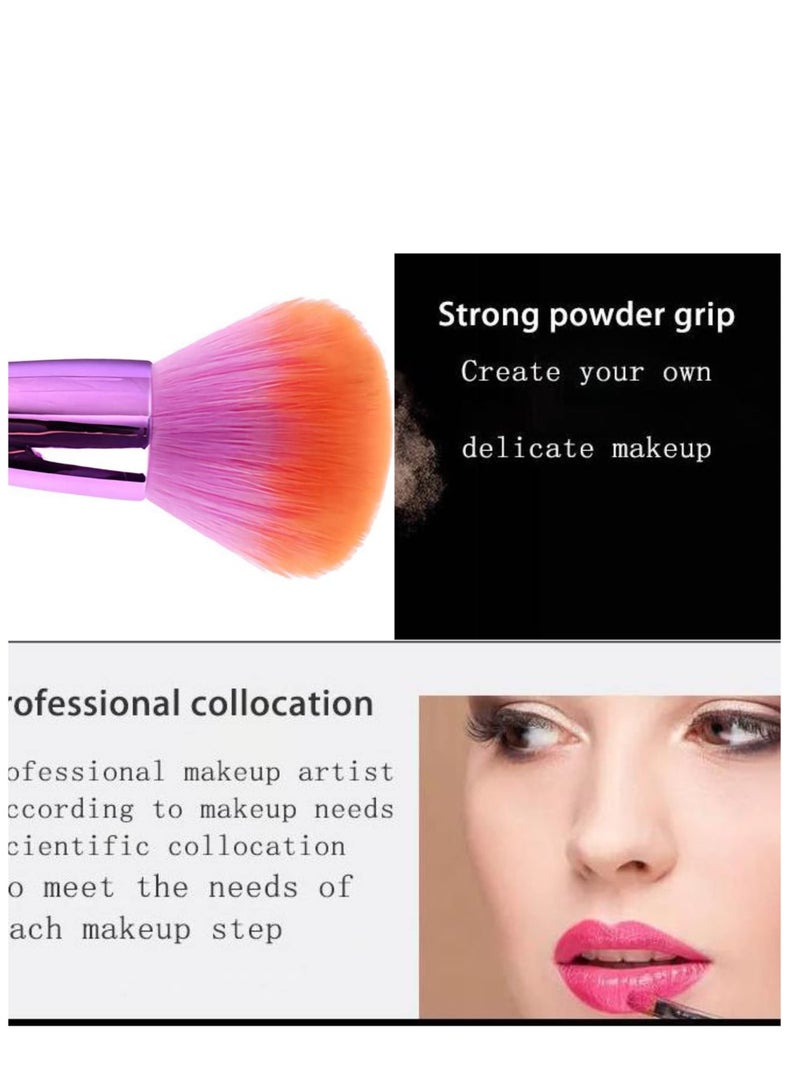 SOLARAE Large Powder Foundation Brush for Face Blush Blend Liquid, Cream or Flawless Powder Makeup Super Soft Large Makeup Brush, Perfect for Blending Buffing with Loose Powder  Foundation Full Coverage - Image 2