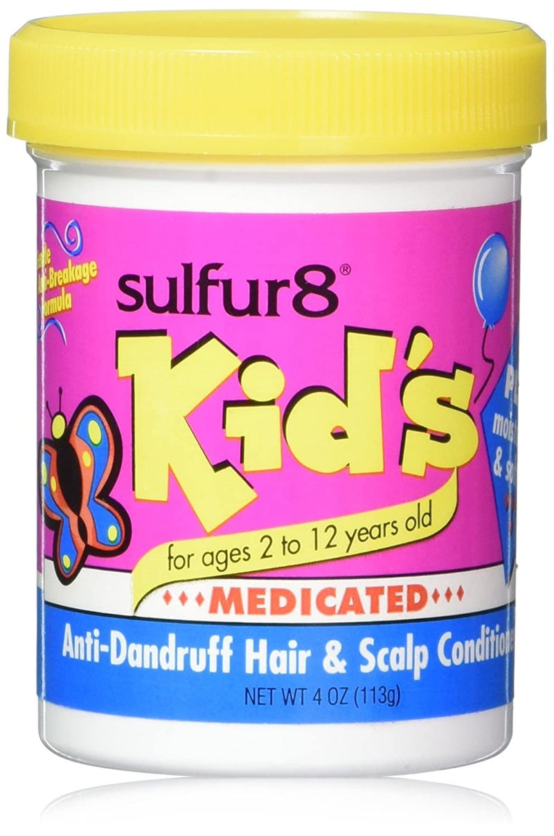 Sulfur 8 Kid's Medicated Anti-Dandruff Hair and Scalp Conditioner, 4 Ounce - Image 1