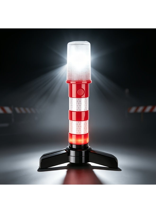 NIBEMINENT LED Road Signal Light 2pcs - Roadside Vehicle and Truck Light with Magnetic Base and Bracket - Includes Solid Storage Case - Safety Beacon Light - Image 4