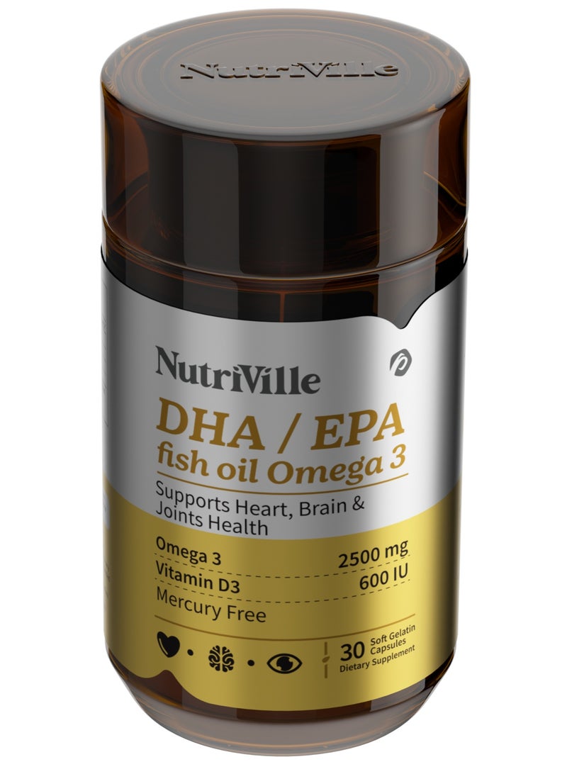 Nutriville Omega 3 30 Soft Gelatine Capsule - Image 1