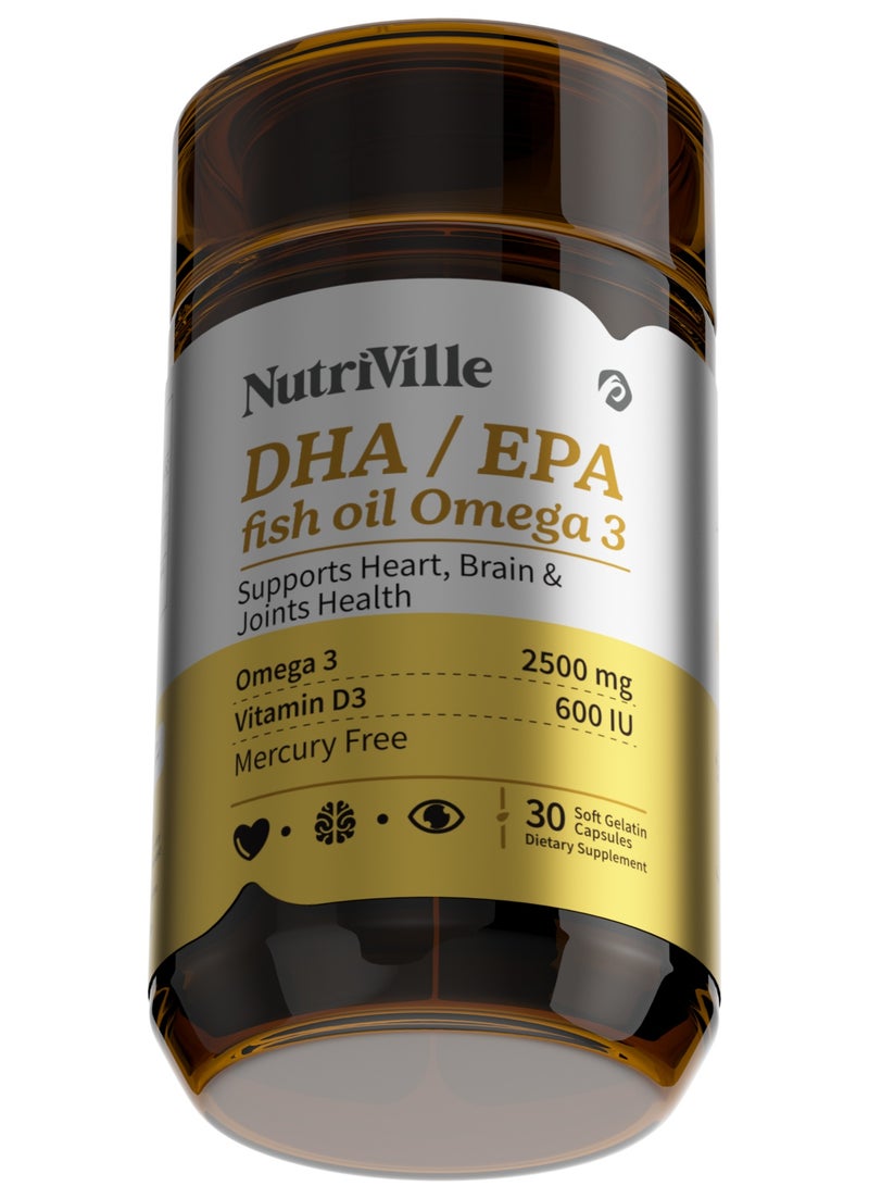 Nutriville Omega 3 30 Soft Gelatine Capsule - Image 2