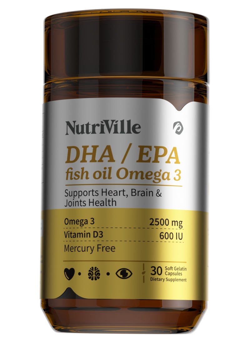 Nutriville Omega 3 30 Soft Gelatine Capsule - Image 3