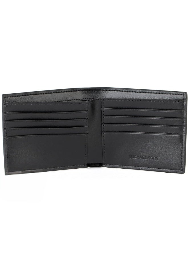 Michael Kors MK Men’s Black Genuine Leather Wallet & Card Holder – Slim Minimalist Bifold with Multiple Card Slots & Premium Luxury Finish - Image 4