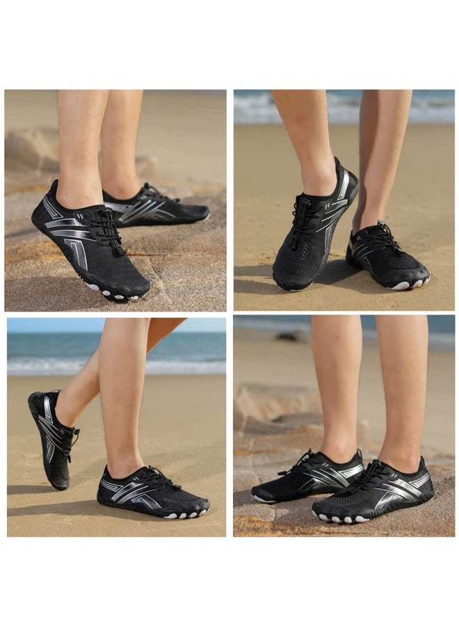 ziitop Water Shoes Men,Mens Water Shoes,Water Shoes Women,Barefoot Shoes,Quick Dry Aqua Swim Shoes,Slip-on Soft Beach Shoes,Quick Dry Water Shoes,Aqua Sports Outdoor Shoes for Pool Beach Surf Walk Water - Image 2