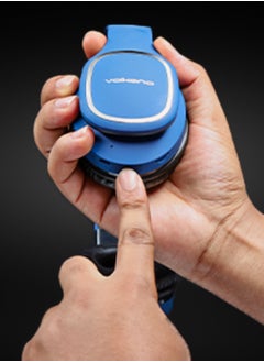Volkano Volkano Phonic Series Bluetooth Full Size Head Phones - Blue  - Image 4