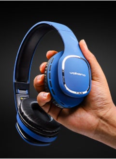 Volkano Volkano Phonic Series Bluetooth Full Size Head Phones - Blue  - Image 1