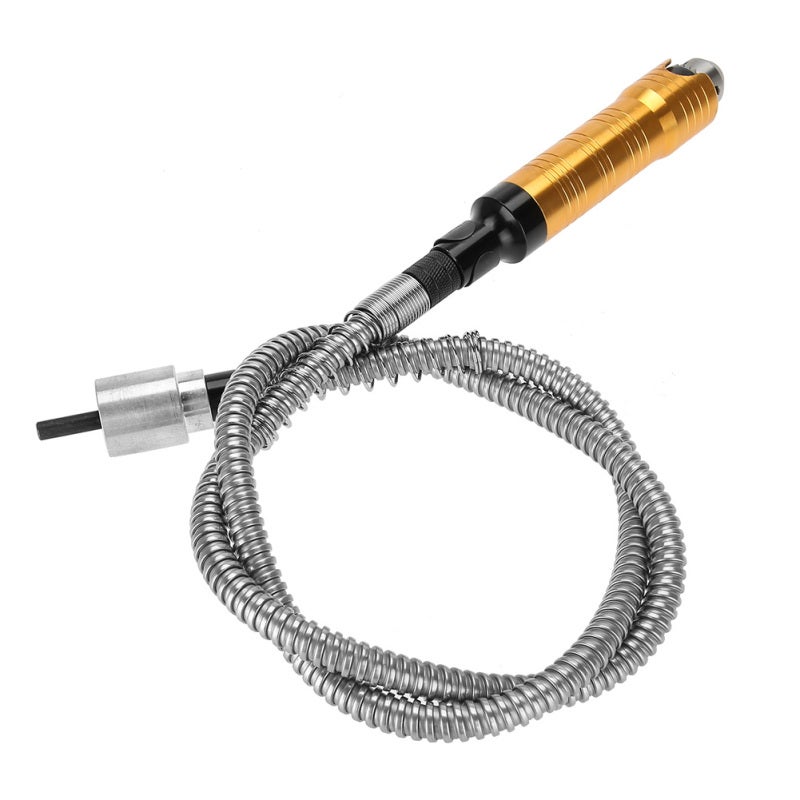 Flexible Shaft Grinder Extension 100cm Aluminum Alloy Handle - Vibration Reduction Grip for High Speed Rotary Tool - 0.5-6mm Chuck Polishing Grinding Carving for DIY Enthusiasts - Image 2