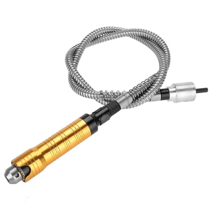 Flexible Shaft Grinder Extension 100cm Aluminum Alloy Handle - Vibration Reduction Grip for High Speed Rotary Tool - 0.5-6mm Chuck Polishing Grinding Carving for DIY Enthusiasts - Image 3