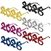 Konohan 6 Pairs 2026 Glasses New Year Eve Glitter Number Eyeglasses Party Supplies 2026 Funny Novelty Sunglasses for New Year Celebration Party Favor Costume Photo Props DecorationColorful - Image 3