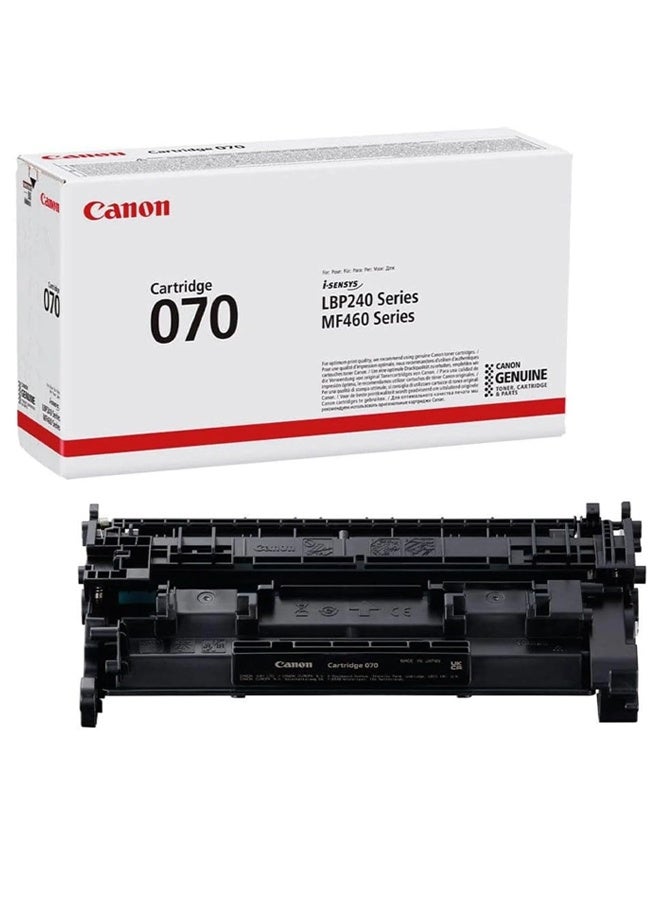 Canon Genuine 070 Black Toner Cartridge Compatible with MF465dw, MF462dw, LBP247dw, LBP246dw black - Image 1