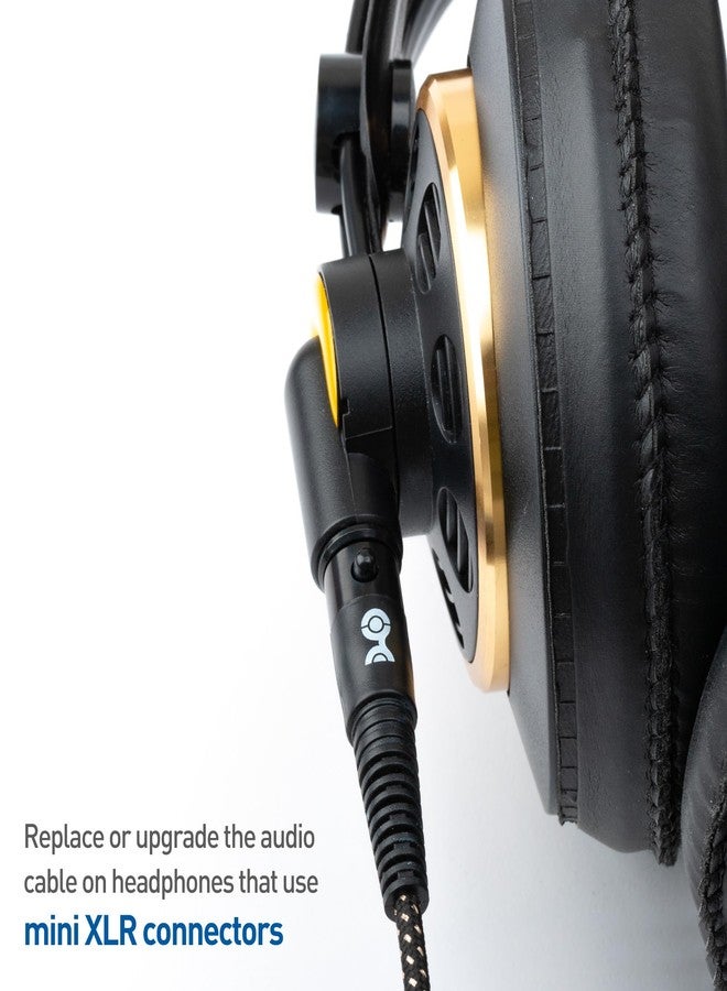 Cable Matters Premium Braided 3.5mm to Mini XLR Headphone Cable 4 ft - Compatible with Beyerdynamic DT 1770 Pro, DT 1990 Pro, AKG K240, K182, K175, K182, K245, K371, and Q701 Headphones - Image 3