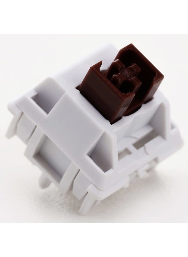 MELETRIX WS Brown Mechanical Keyboard Switches, 5 Pin Pre Lubed Tactile Switches for Mechanical Gaming Keyboard (35pcs) - Image 1