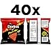 Doritos Flavored Tortilla Chips Flamin Hot Nacho 1 Ounce Pack of 40 - Image 4