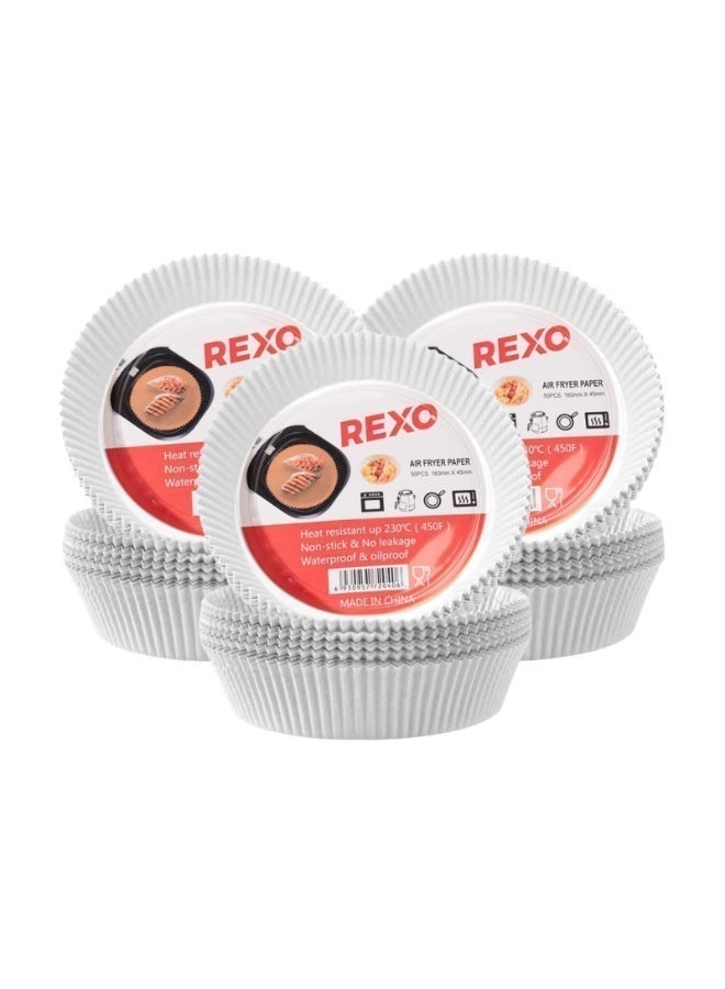 ركسو ورق مقلاة هوائية – 3 ربطات (150 قطعة) – مقاس 160×45 مم - Image 1