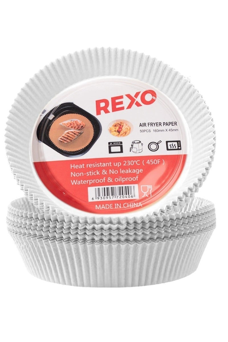 ركسو ورق مقلاة هوائية – 3 ربطات (150 قطعة) – مقاس 160×45 مم - Image 2