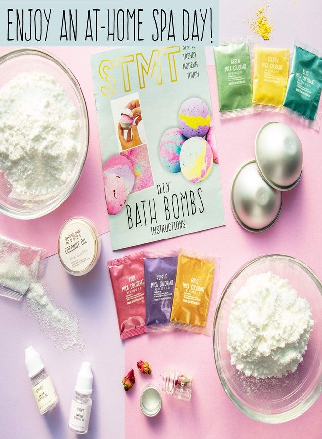 STMT D.I.Y. Bath Bomb Kit, STMT Kits for Girls, Bath Bomb Mold, Spa Kit for Kids, Bath Crumbles, Ages - 6+, 1 Count (Pack of 1), Green - Image 3