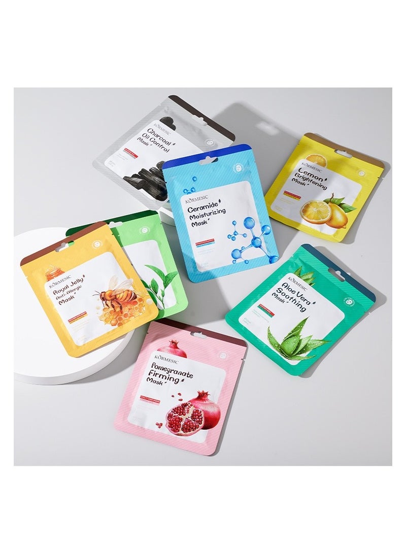 Kormesic 5PCS Lemon Facial Mask 25ml - Image 3