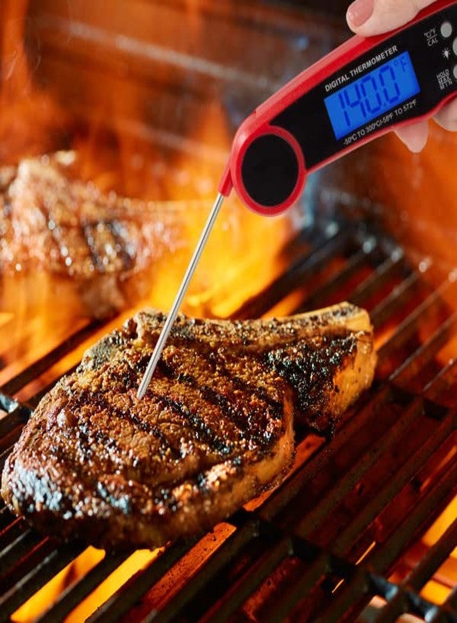 Home-Complete Instant Read Food Thermometer - Water-Resistant Digital Thermometer with Magnetic Back - for Cooking, Grilling, and Baking by Home-Complete - Image 2