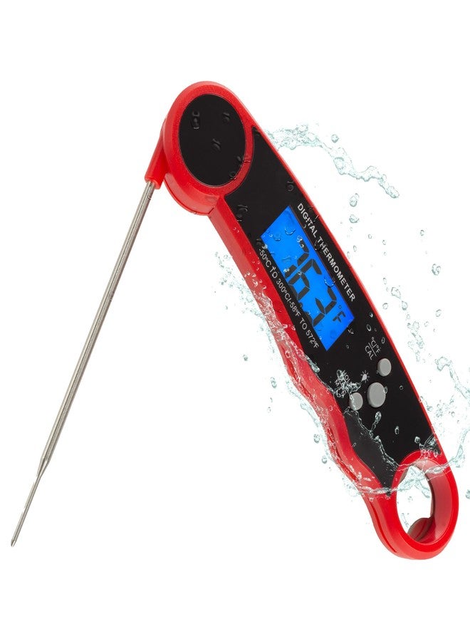Home-Complete Instant Read Food Thermometer - Water-Resistant Digital Thermometer with Magnetic Back - for Cooking, Grilling, and Baking by Home-Complete - Image 1
