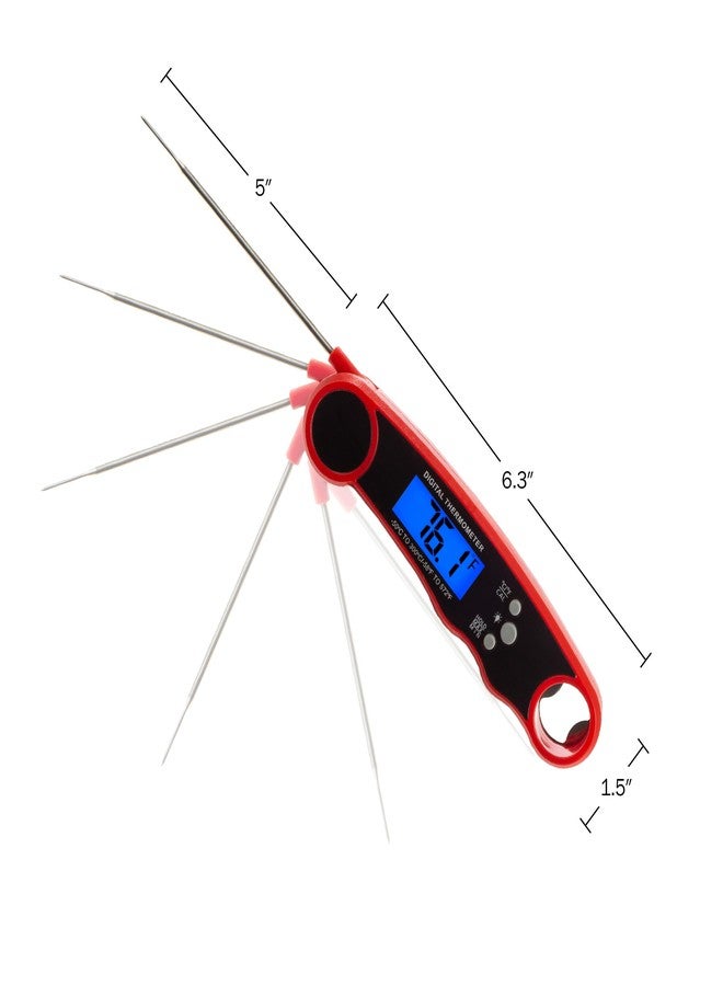 Home-Complete Instant Read Food Thermometer - Water-Resistant Digital Thermometer with Magnetic Back - for Cooking, Grilling, and Baking by Home-Complete - Image 3