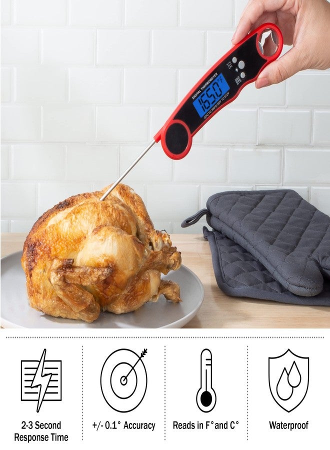 Home-Complete Instant Read Food Thermometer - Water-Resistant Digital Thermometer with Magnetic Back - for Cooking, Grilling, and Baking by Home-Complete - Image 5