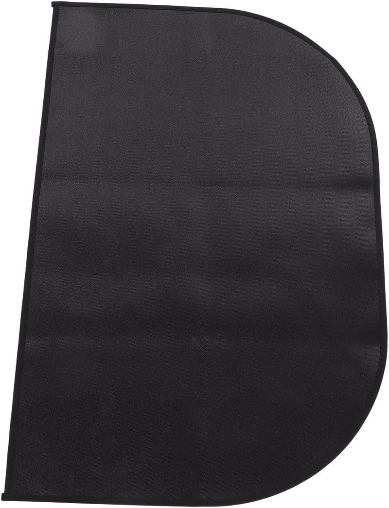 klarako Under Grille Mat Fireproof Grille Protector Pad Black Insulated Washable Floor Protector for Outdoor Camping Fireplace (50x80cm/19.7x31.5in) - Image 1