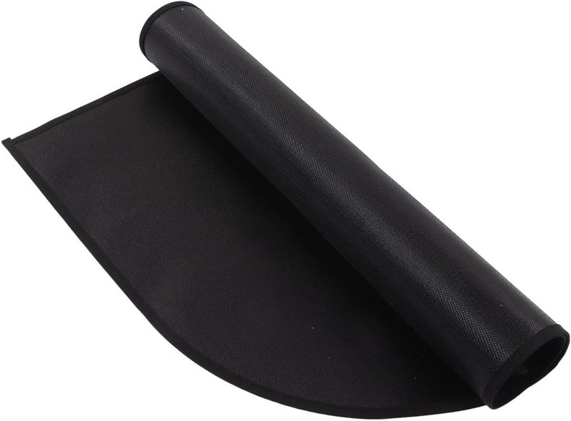 klarako Under Grille Mat Fireproof Grille Protector Pad Black Insulated Washable Floor Protector for Outdoor Camping Fireplace (50x80cm/19.7x31.5in) - Image 4