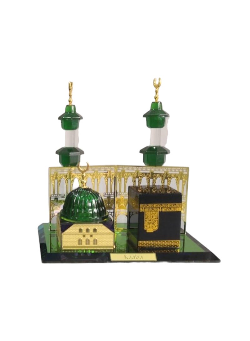 Toy Box Saudi Arabia Style Makka Kaba Makka Bell Tower Crystal Model Small Ornaments Home Decorations