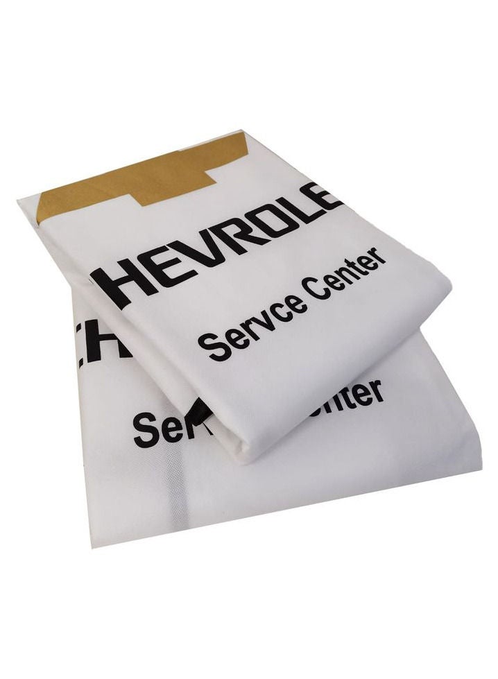 شيفروليه غطاء مقعد السيارة العالمي لمقعد السيارة من الغبار والأوساخ غطاء حماية إضافية لمقعدك طقم من قطعتين - Image 2