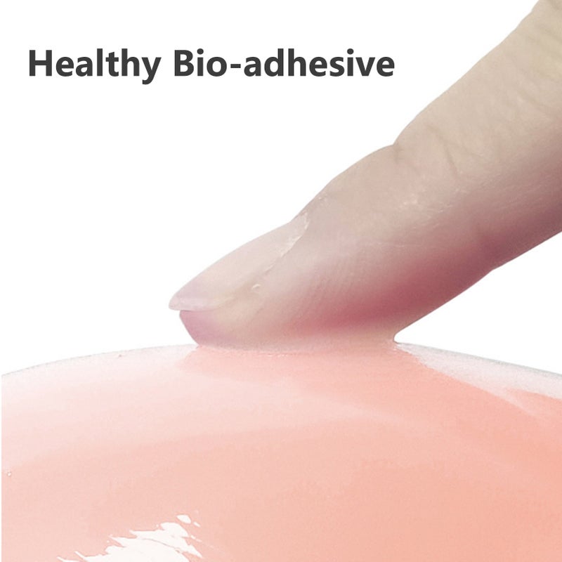 Pair Drop-shaped Nipple Patches Private Part Protector Invisible Skin Tone Anti-bump Breast Lift Waterproof Swimming Bikini Paste - Image 5