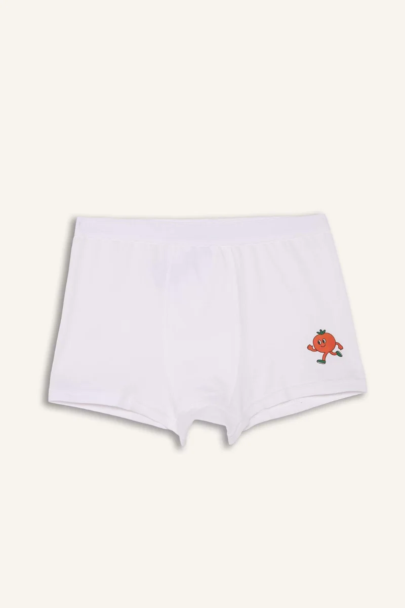 ديفاكتو Boy Food Print Cotton 5 Piece Boxers