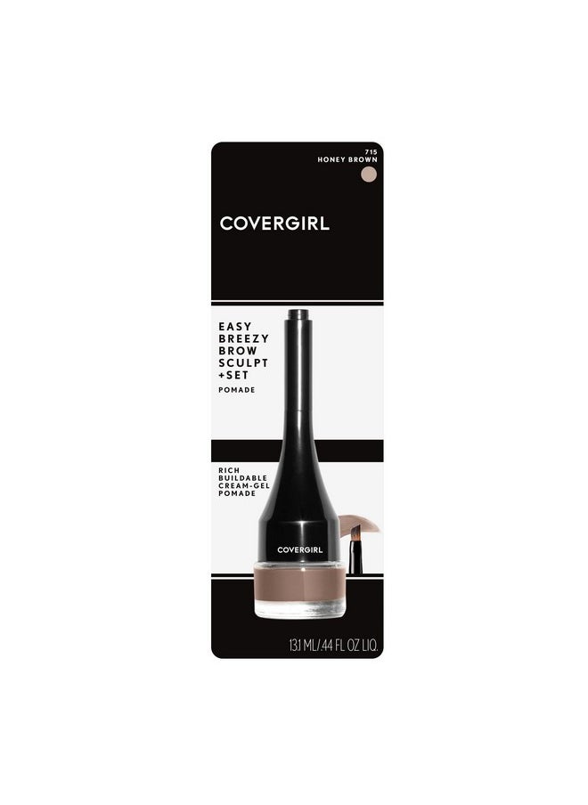CoverGirl COVERGIRL Easy Breezy Brow Sculpt + Set Pomade, Honey Brown, 0.10 Ounce (Pack of 1)  - Image 2
