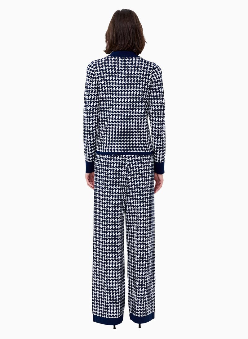 French Connection Gloria Jacquard Ls Cardigan - Image 2