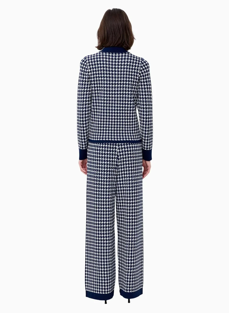 French Connection Gloria Jacquard Ls Cardigan