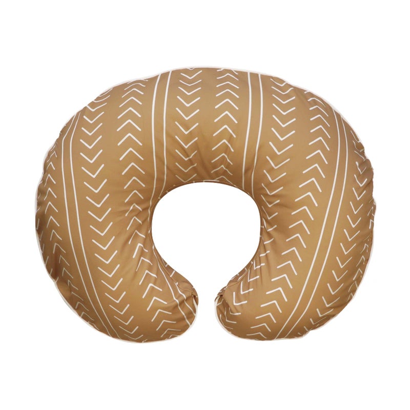 Boppy Nursing Pillow Cover 100 Organic Cotton Camel Stitched Stripe Fits The Original Support Pillow for Breastfeeding and Bottle Feeding Cover Only Nursing Support Pillow Sold Separately - Image 2