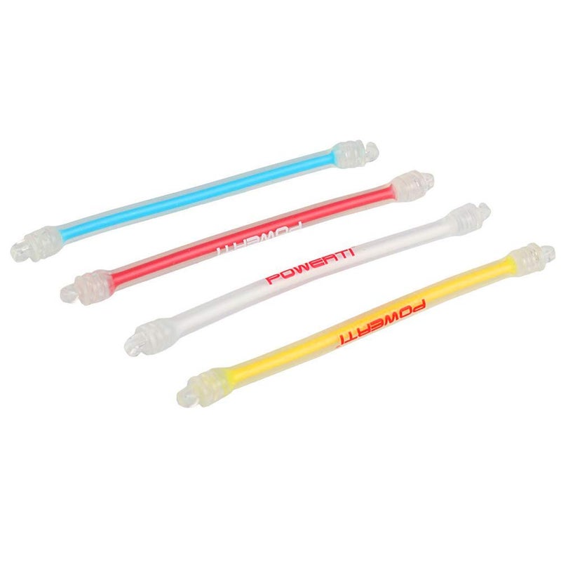 Powerti Tennis Vibration Dampener-Set Of 4-Shock Absorber For Tennis Strings,Premium-Durable & Long-Lasting(Yellow,Blue,White And Red) Ca - Image 1