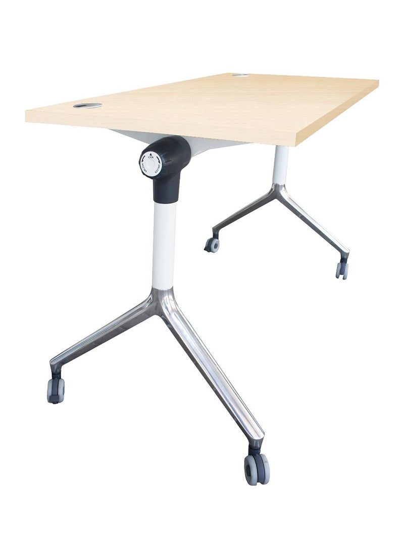 Mahmayi - Mahmayi ZF-08A Multipurpose Foldable Training/Computer Table - Oak - Image 1