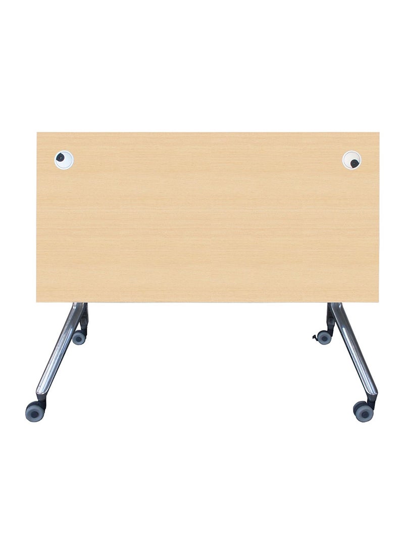 Mahmayi - Mahmayi ZF-08A Multipurpose Foldable Training/Computer Table - Oak - Image 1