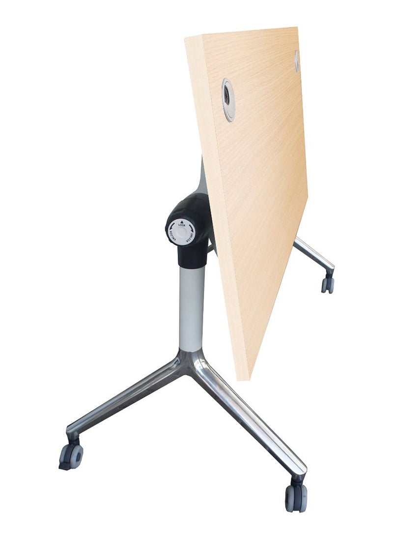 Mahmayi - Mahmayi ZF-08A Multipurpose Foldable Training/Computer Table - Oak - Image 1