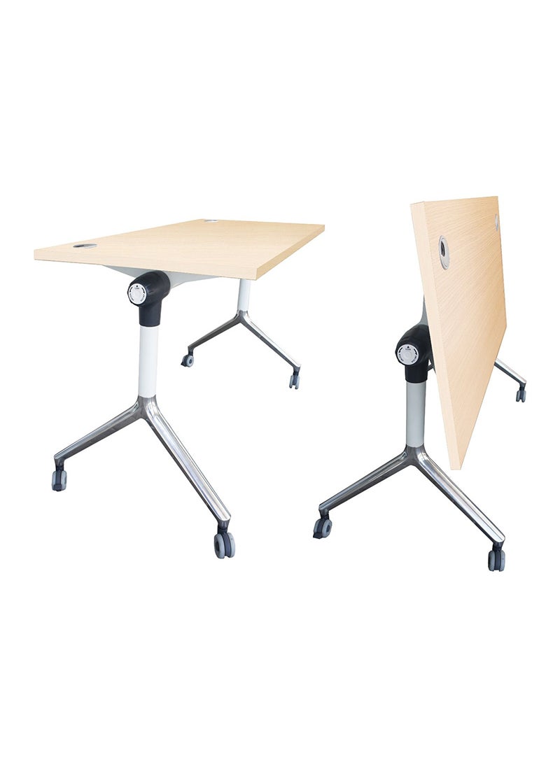 Mahmayi - Mahmayi ZF-08A Multipurpose Foldable Training/Computer Table - Oak - Image 1