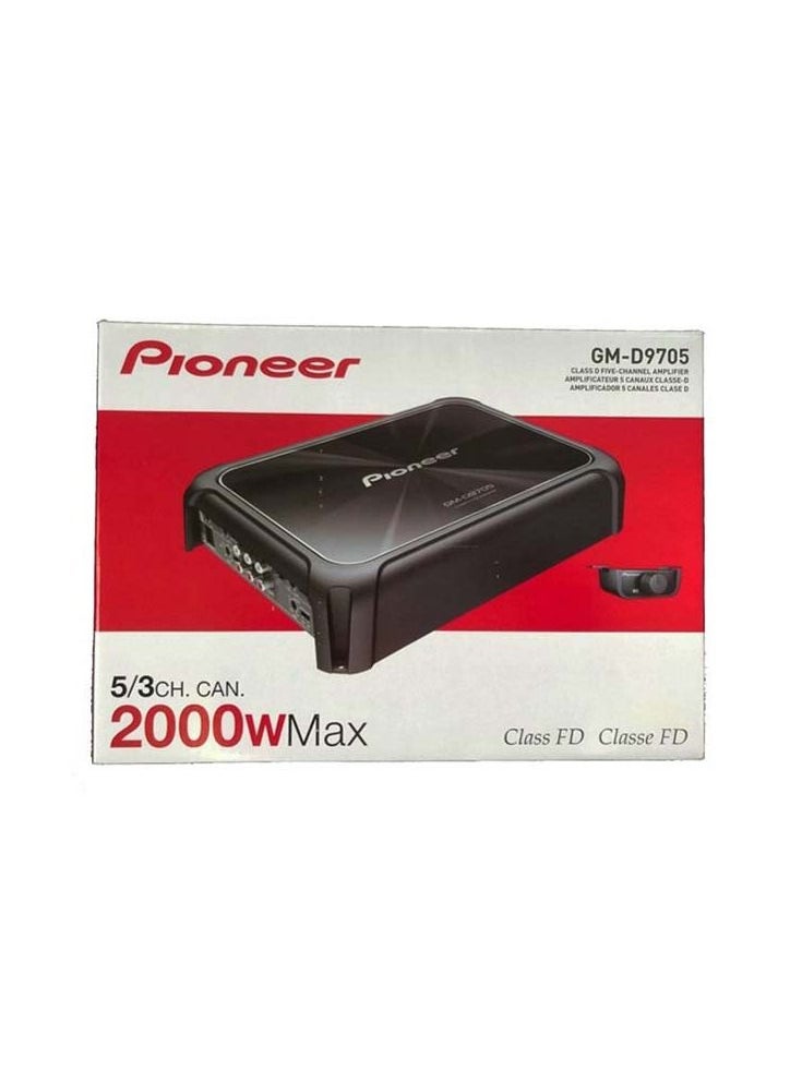 Pioneer - Pioneer GM-D9705 5-Channel Class D, 2000w Max Power Car Amplifier - Image 1