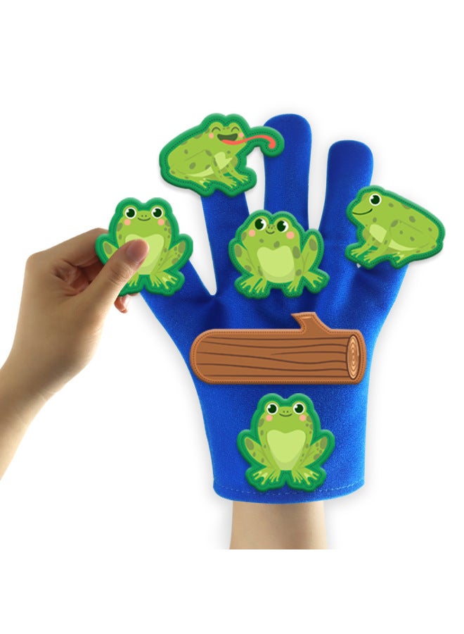 Direct Supply Supply Children's Teaching Props Gloves Performance Gloves Storytelling Hand Puppet Teaching Aids-Specifications:20X23X1CM  - Image 4