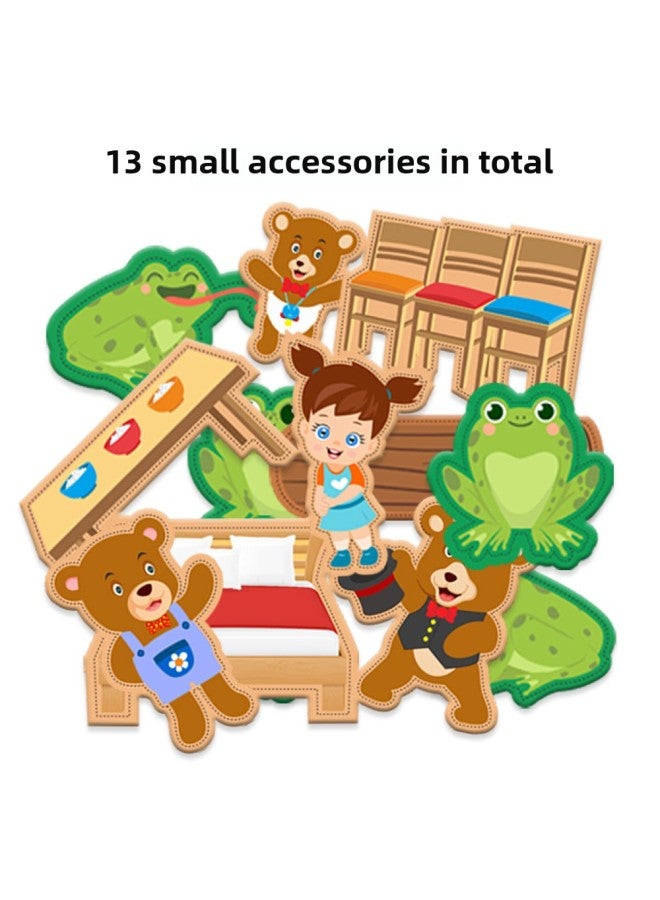Direct Supply Supply Children's Teaching Props Gloves Performance Gloves Storytelling Hand Puppet Teaching Aids-Specifications:20X23X1CM  - Image 5