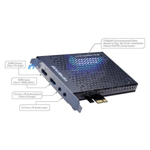 AVerMedia Live Gamer HD 2 Full HD 1080p 60 Record and Stream Multi-Card Support Low-Latency Pass-Through Real-Time Gameplay PCIe Ryzen Support (GC570) - Image 5