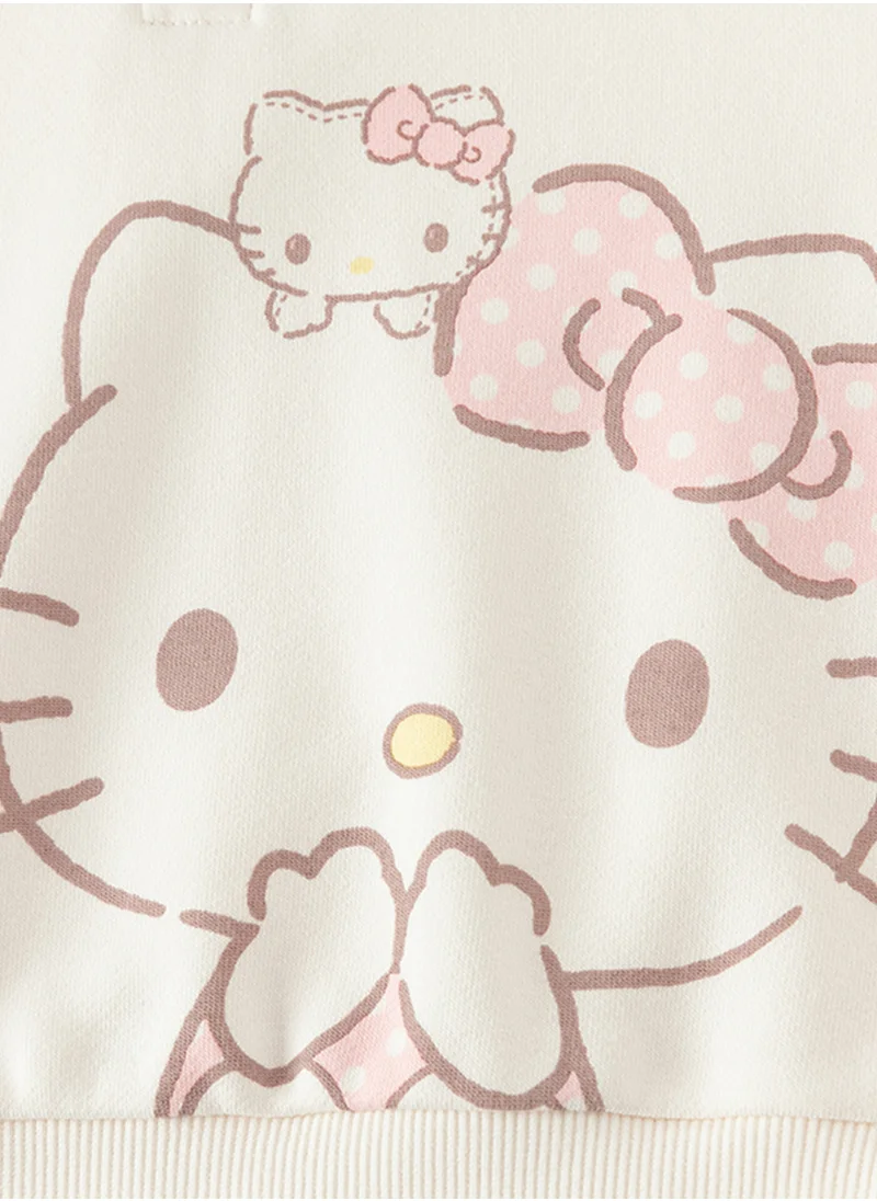 Dave & Bella Hello Kitty Sweatshirt Set