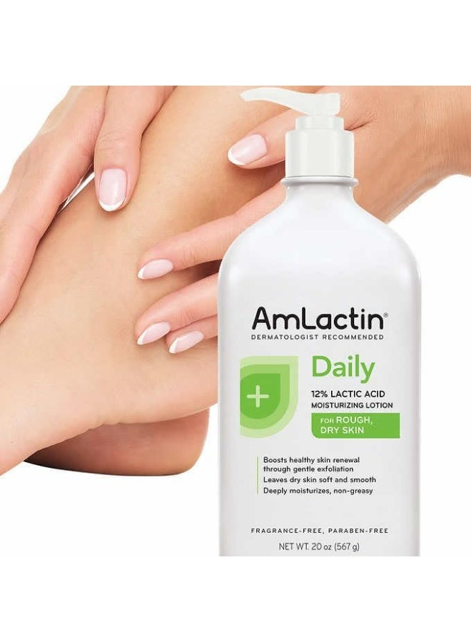 AmLactin Daily Moisturizing Lotion For Rough Dry Skin 567g - Image 1