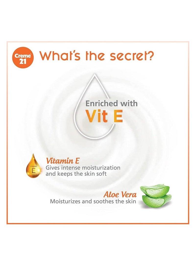 كريم21 كريم 21 لوشن الجسم للبشرة الجافة ترطيب خفيف غير دهني 400 مل - Image 3