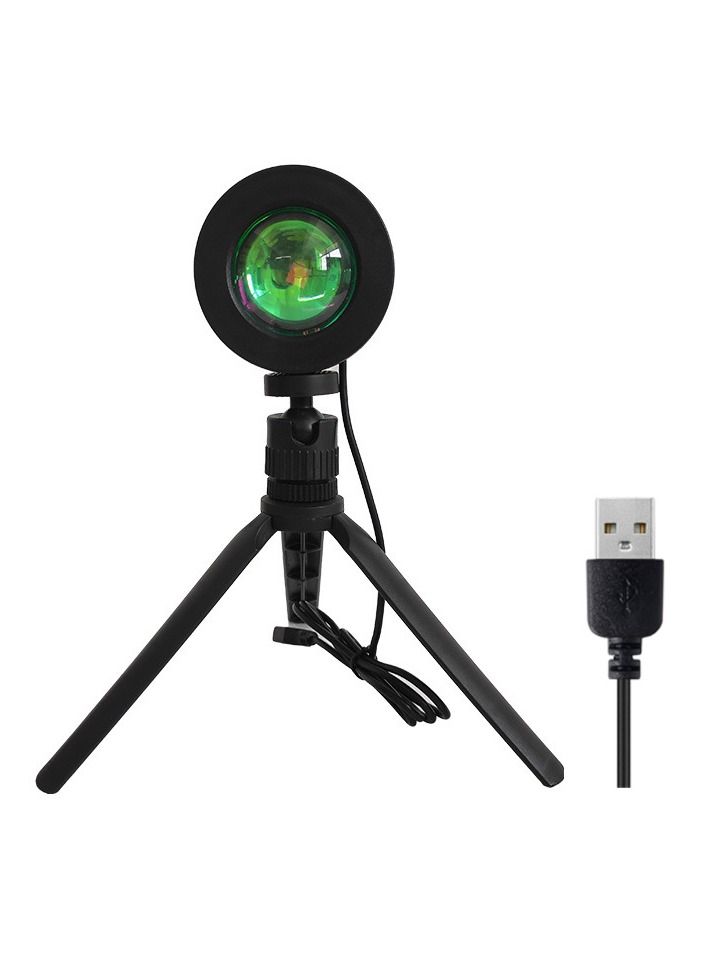 Geneaire مصباح إسقاط غروب الشمس اللاسلكي USB عالمي للمنزل/الغرفة/الحفلات/عيد الميلاد/ديكور المهرجان - Image 3